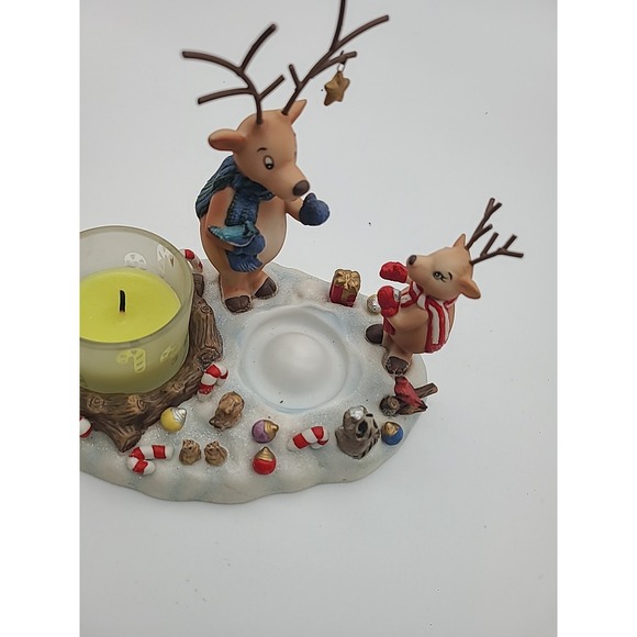 Partylite Reindeer Votive Candle Holder P8536 Holiday Christmas‎ Winter Woodland - Picture 10 of 10